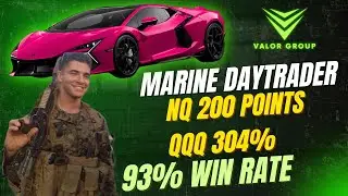 MARINE DayTrader Trades NQ 200/QQQ 304% LIVE!