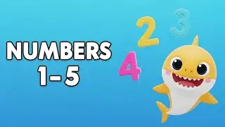 Baby Shark Numbers 1&ndash;5  Learn English & Spanish  Kids Counting Song