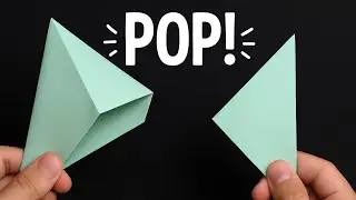Estalinho de Papel &ndash; Brinquedo de Inf&acirc;ncia com Origami