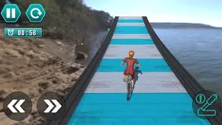 BMX Cycle Stunt Game : Mega Ramp Game : Android Gameplay