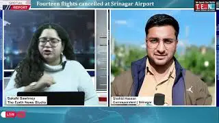 #WeatherUpdate: 14 Flights Cancelled At Srinagar Airport As Bad Weather Disrupts Air Traffic