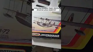 #unboxing Matchbox Super-Marine Stranraer plane model kit! #modelplane #airplane #model #shorts