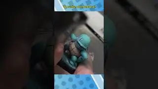 Como fazer a customiza&ccedil;&atilde;o perfeita no Squirtle usando PINTURA e MASSINHA