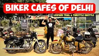 Cafe Throttle Shrottle & Leopard Trail on Royal Enfield Classic 500 🏍️
