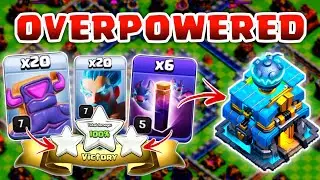 20 COOKIE + 20 ICE WIZARD + 6 BAT SPELL TH12 OVERPOWERED ATTACK STRATEGY!