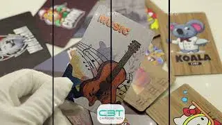 Premium Wooden RFID Cards, Natural Wood, One of a Kind