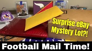 Football Mail Time With A Surprise eBay Mystery Lot Review & More!