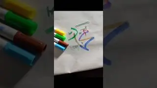 The Most Beautiful Rainbow Calligraphy🌈❤️...#viral #calligraphy #subscribe #shorts #short #rainbow