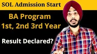 DU-SOL Result Declared? | SOL Admission Start Again 2019-2020 | Jasmeet Classes