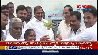 TRS MLA Arekapudi Gandhi  Lay Foundation Stone For Development Works in Serilingampally | CVR News