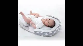 Multifunctional foldable bed in bed, convenient outdoor travel crib