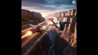 Animated Jet Fighter Race  Sky War at Supersonic Velocity