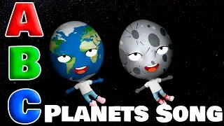 🚀👨&zwj;🚀 ABC Planets Song 🛸👽 Phonics Space Alphabet A to Z 🪐 Learn the Alphabet with Singing Planets 😎🛰️