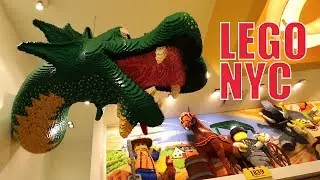 LEGO Store Flatiron Disctrict NYC with MOSAIC MAKER!