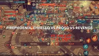 FirePhoenix and EhHello vs ProSg vs Revenge - Castle Siege - Lineage2revolution