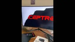 I accidentally removed polarizing film from the monitor... (Sceptre monitor unboxing fail)