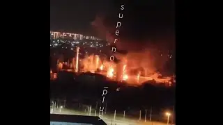 Huge Drone Strike on Krasnodar Oil Refinery and Syzran Oil Refinery
