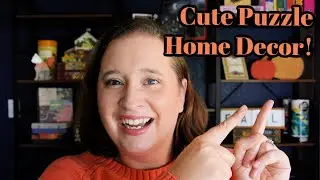 The Cutest Puzzle Decor!! // I think I'm a bit excited in this video...