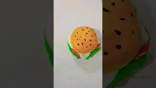play doe burger #satisfying #creative #learnofobia
