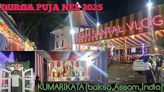DURGA PUJA 2025 AT KUMARIKATA || SANTALI VLOG 