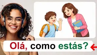 🇵🇹 Repeat After me | Greeting & Introductions  / Essential Portuguese Everyday Phrases for Beginners