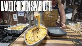 Baked Chicken Spaghetti Perfection