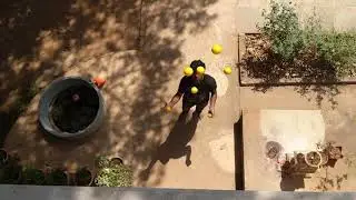 First Indian juggler to juggle 7 balls