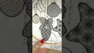 So satisfying! The last few stitches...