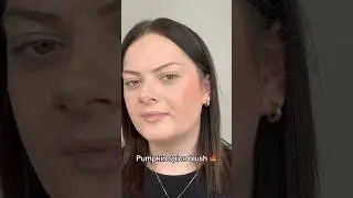 Pumpkin spice blush 🍁 #pumpkinspice #liquidblush #contourstick #makeuptutorial #fallmakeup