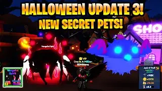 Halloween Update 3! New Secret Pets! Mining Simulator 2