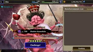 【FFBE WOTV】Raid Shadow Kamoshida Light Team 1 Limited and 3 Free Unit