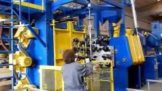 Comprehensive range of shot blasting machines Siapro installed in different productions