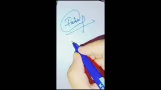 Faisal name signature #shorts#YouTubeshorts#namesignature#signatures#signs