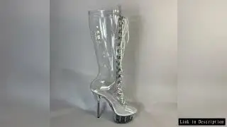 15 cm front high heels sexy transparent stage women's shoes, very popular 6 