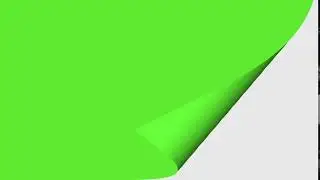 Free Green Screen: White paper Page Flip transition with sound. Link to download in description.