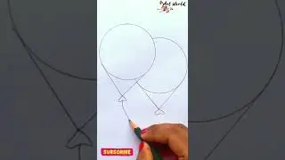 How to draw Balloons step by step( very easy)