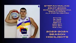 Stefan Malkic - Serie B Interregionale 2023/24 SEASON HIGHLIGHTS