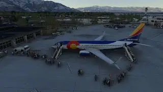 MSFS2024: PMDG Southwest Boeing 737-8H4 Denver DEN to Palm Springs International Airport PSP
