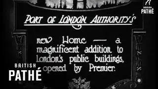 Port Of London's Authority's (1922)