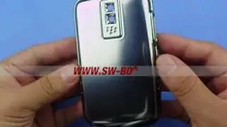 BlackBerry Bold 9000 Titanium Housing Cover - Silver