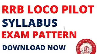 RRB ALP Syllabus Video | Syllabus : Vacancy Details | Exam Pattern | RRB Recruitment 2018 | Govt