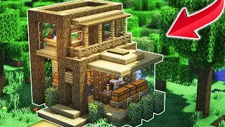 Easy Wooden Survival Forest House - Julious - Minecraft Tutorial #312