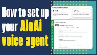 How to set up your AloAi voice agent