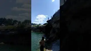 Cliff Jumping @ Pace Bend Park