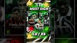 TOP 5 LB/RB IN EFOOTBALL 2025☠️BEST LB AND RB IN Efootball❓️#efootballmobile