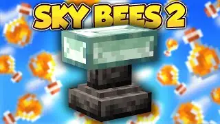 Minecraft Sky Bees 2 | LUCKY SWORD, HONEY CONGEALER & FISHI BEES! #6 [Modded Questing Skyblock]