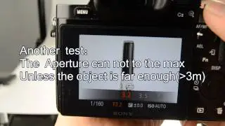 Auto focus adapter Canon EF lens to Sony E mount test
