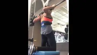 Kneeling squats on the smith