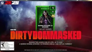 Free Persona Card Dirty Dom Masked !!! WWE 2K25 MyFaction