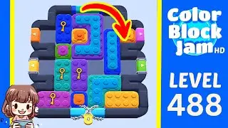 Color Block Jam Level 488 Solution Walkthrough
